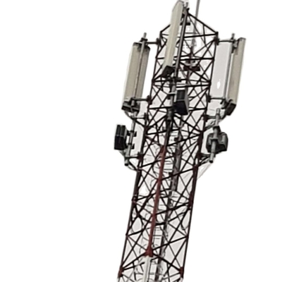 Dos pés de aço da torre 4 da telecomunicação Q420 mergulho quente angular galvanizado e acessórios