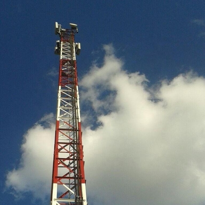 Da telecomunicação 4 a torre de aço 90meters angular do pé galvanizou