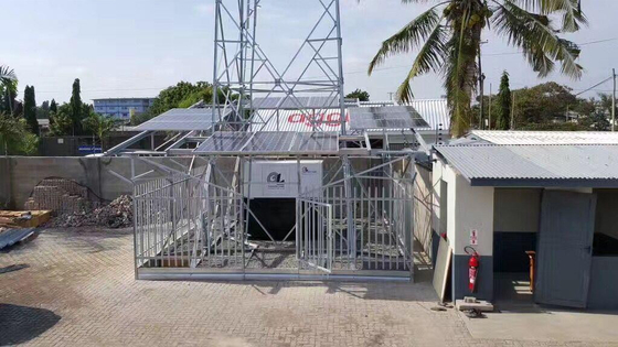 4 a torre de rádio da estrutura equipada com pernas de ASTM A123 galvanizou Q235B de aço