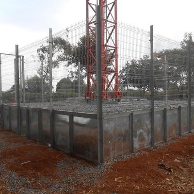Torre de aço 20m da telecomunicação do círculo de quatro pés 30m 40m 50m 60m