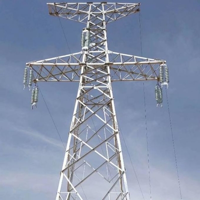 A linha de transmissão de aço torre de Q355B galvanizou Electric Power
