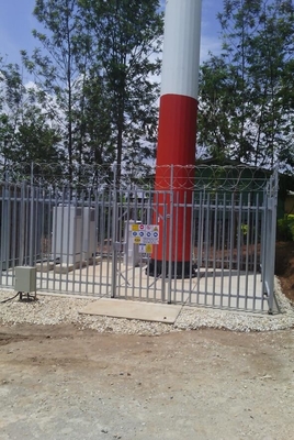 A torre Monopole de aço para o mergulho quente das telecomunicações galvanizou