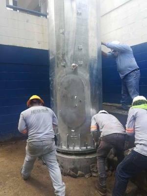 torre Monopole do ferro das telecomunicações de 20m para a telecomunicação
