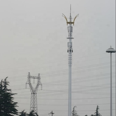 torre Monopole do ferro das telecomunicações de 20m para a telecomunicação