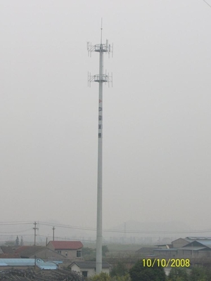 Aço claro alto Q235 Q420 da torre do mastro das telecomunicações do canteiro de obras