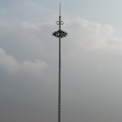 Torre de aço da telecomunicação Q235 de aço com o mergulho quente galvanizado