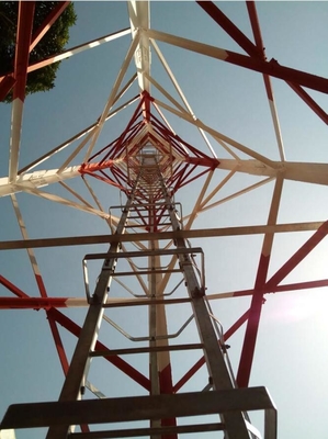 Apoio de aço do auto da torre das telecomunicações da galvanização do RDS RDU