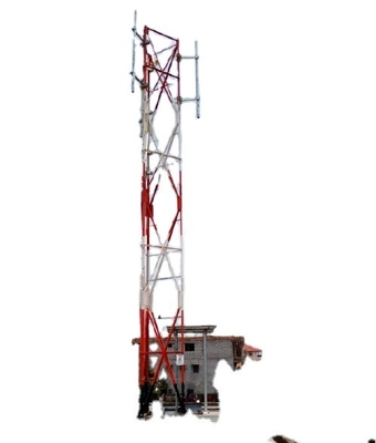 A torre de aço do telhado de Q345 Q235 para o mergulho quente da telecomunicação galvanizou