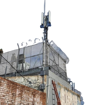 Aço galvanizado Q235 Q345 de Polo da torre do mastro da antena do telhado do mergulho quente