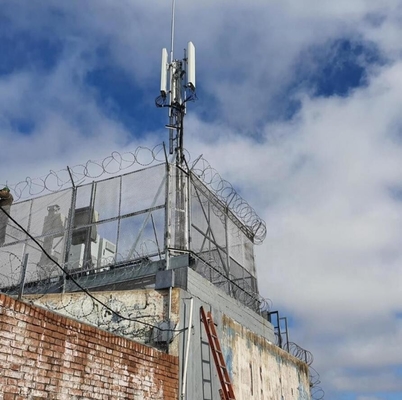 Telecomunicação da torre do telhado RDS/telecomunicações Monopole de aço/G/M