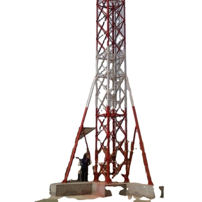 As telecomunicações do telhado elevam-se com relâmpago Rod Fall Arrest Aviation Light do suporte